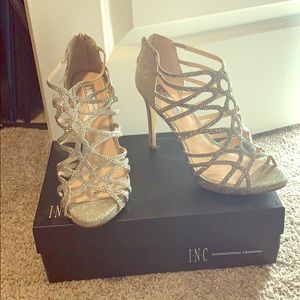 Champagne Glitter Heels